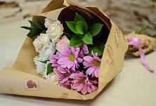 Букет цветов из:  Розы и Хризантемы #REPLACE_PRED# Красноармейское Самарская область